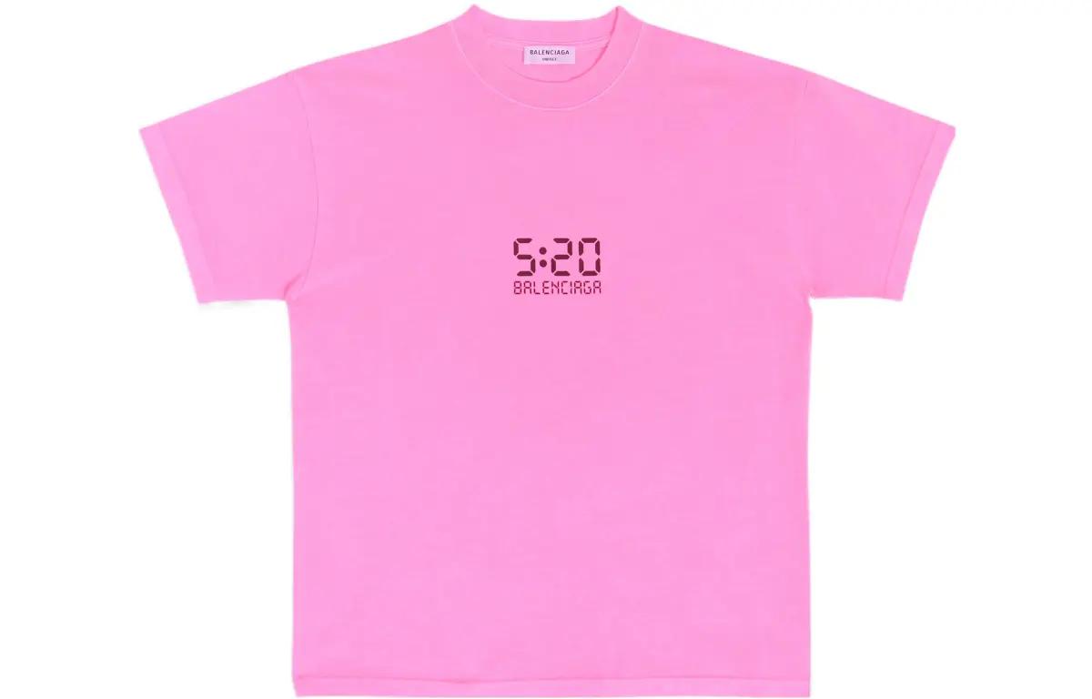 Balenciaga SS22 T Shirt Women's Pink