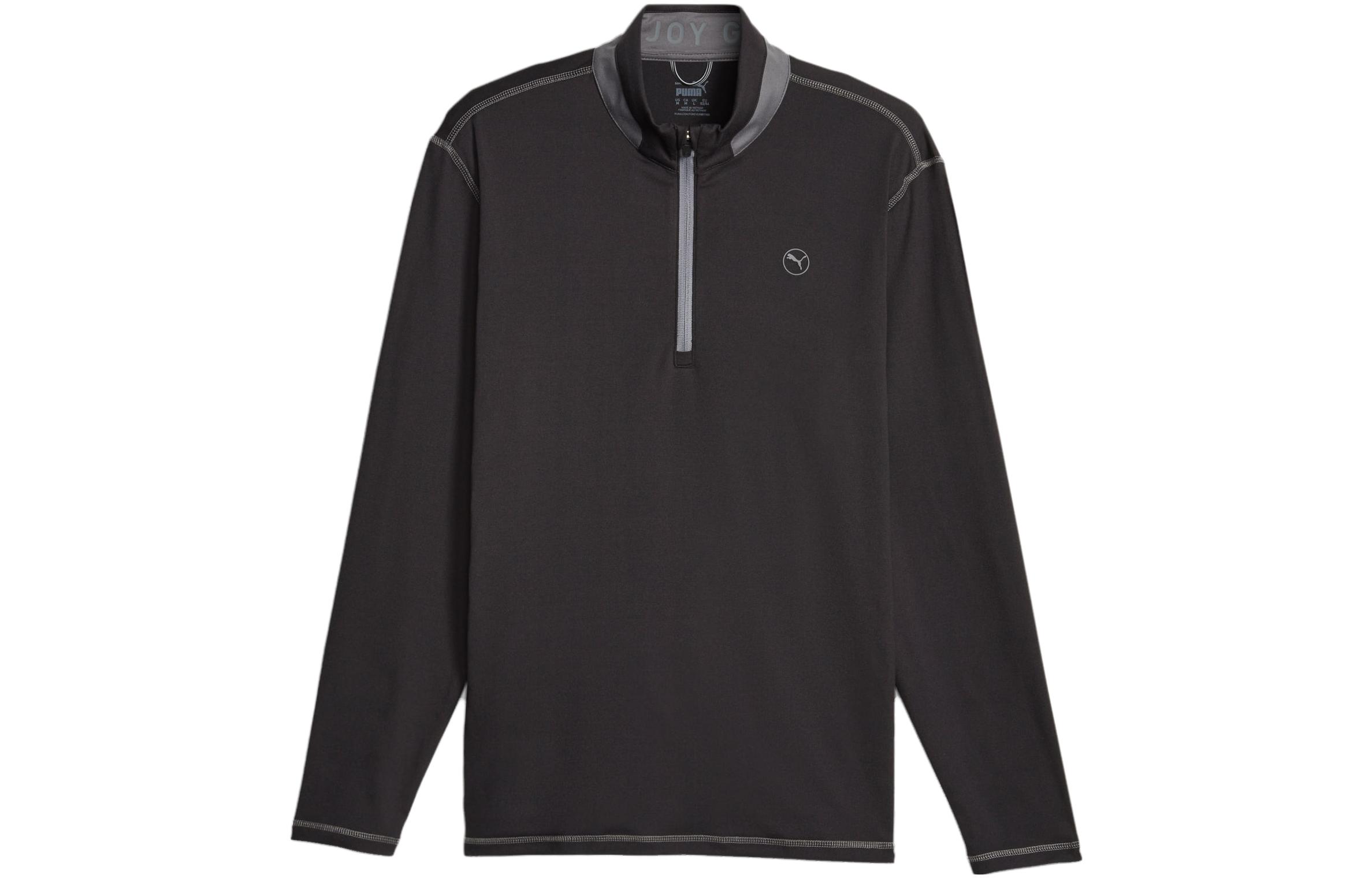 PUMA Haut De Golf Léger À Fermeture ÉClair 1/4 Homme Golf Clothing Men's Dark Gray