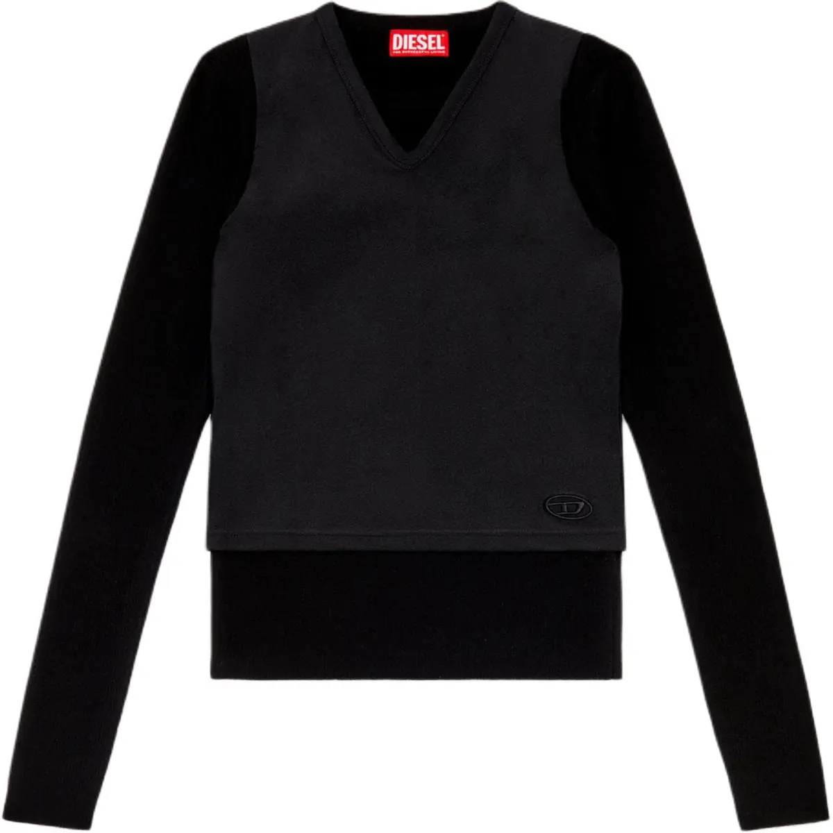 Diesel M-Rosel Knitted V-Neck Top