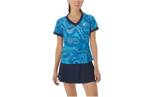 ASICS MATCH GPX T Shirt Women's Blue