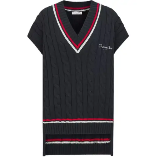 DIOR Vibe Collection SS25 Tank Top Women's Marine Blue
