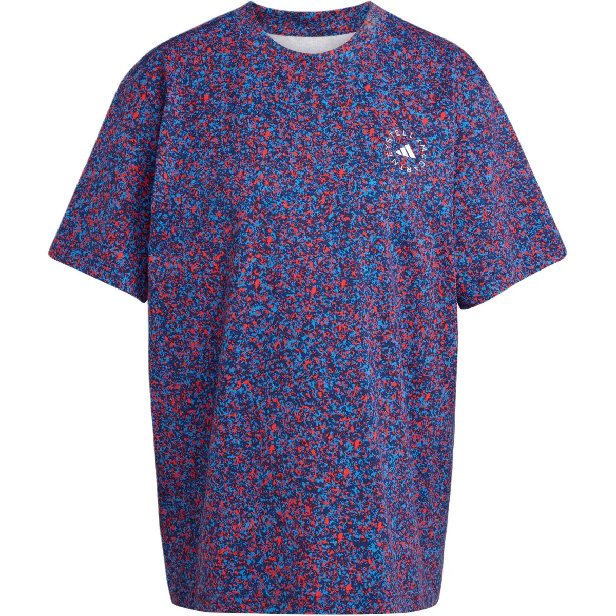 Adidas Stella McCartney T Shirt Women's White/Bright Red/Navy Blue