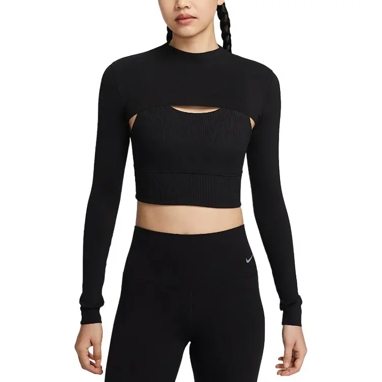 Nike ZenvyDri Fit Crop Top Women's Black