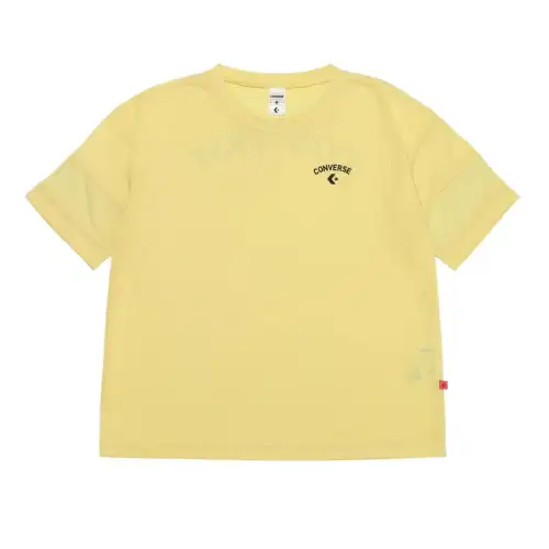 Converse SS25 Regular T Shirt Women's Yellow