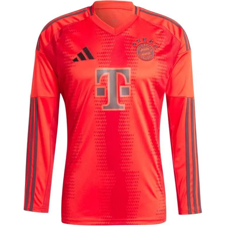 Adidas Bayern Munich Black Soccer Jersey Men's Red