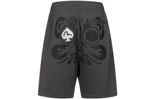 EVISU Casual Shorts Men's Charcoal Gray Moderate