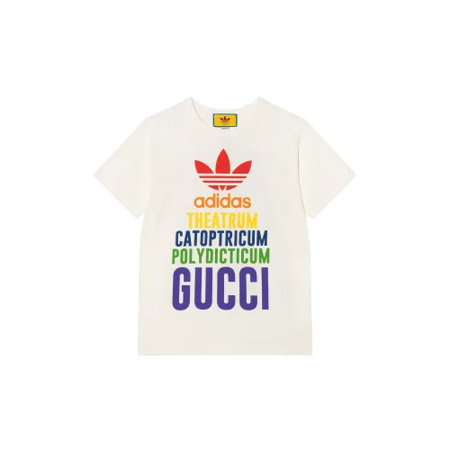 GUCCI Pre Owned X Adidas 2010s Logo print T shirt