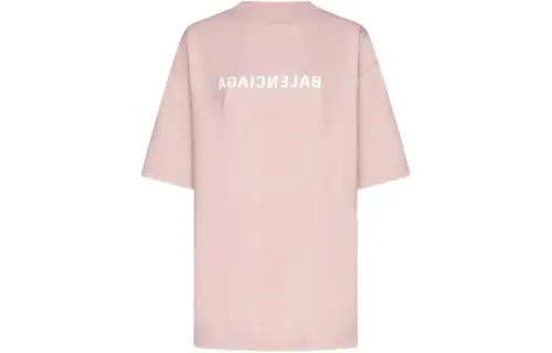 Balenciaga Logo Printed Oversized T Shirt