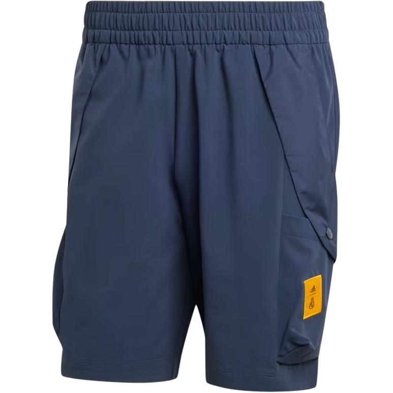 Adidas SS24 Real Madrid Collection Sports Shorts Men's Dark Blue