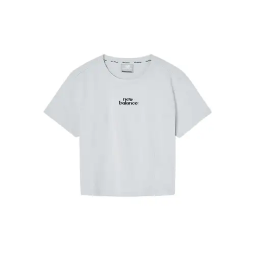 New Balance FROZENSLIM FIT T Shirt Women's 16 Light Gray