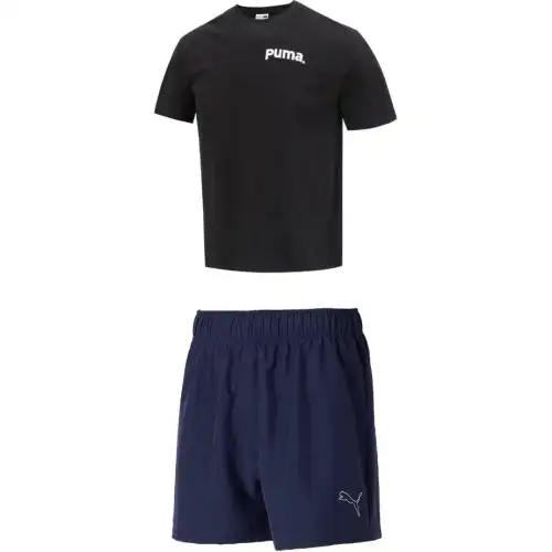 PUMA Casual Sportswear Men's Black+Blue