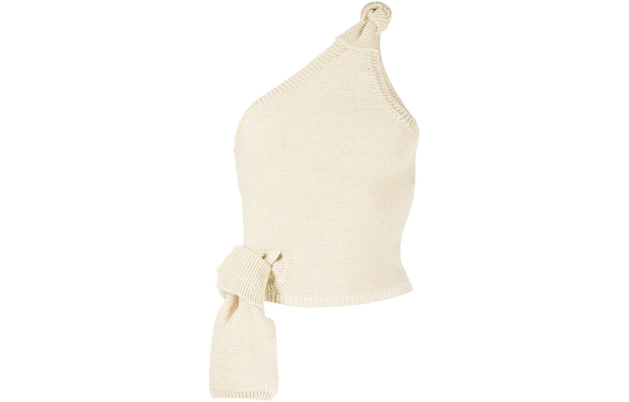 Jacquemus La Maille Noeud Knitted Top