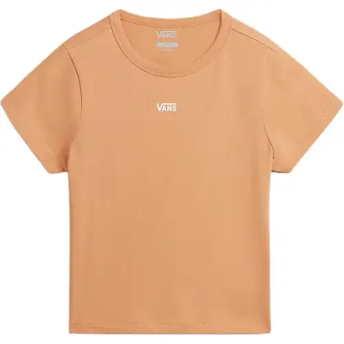 Vans BASIC MINI T Shirts Women's Orange Crew Neck Moderate Other