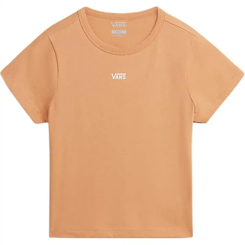 Vans BASIC MINI T Shirts Women's Orange Crew Neck Moderate Other