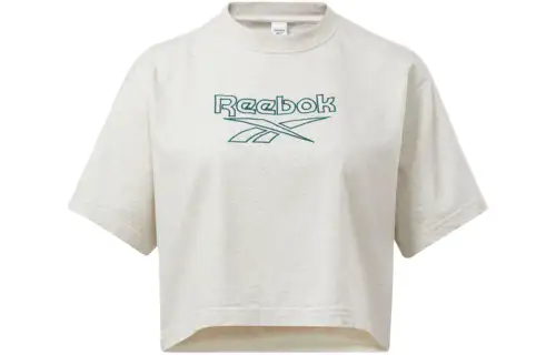 Reebok Cl Pf Big Logo Tee T Shirt Women's White