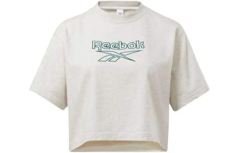 Reebok Cl Pf Big Logo Tee T Shirt Women's White