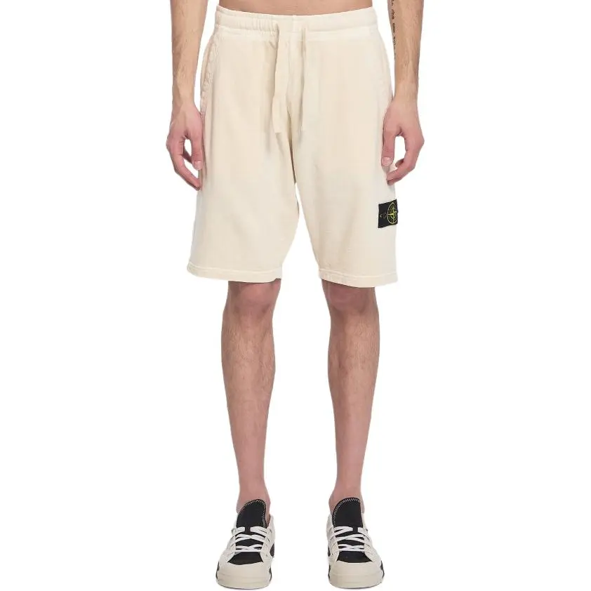 STONE ISLAND Casual Shorts Men's Ecru