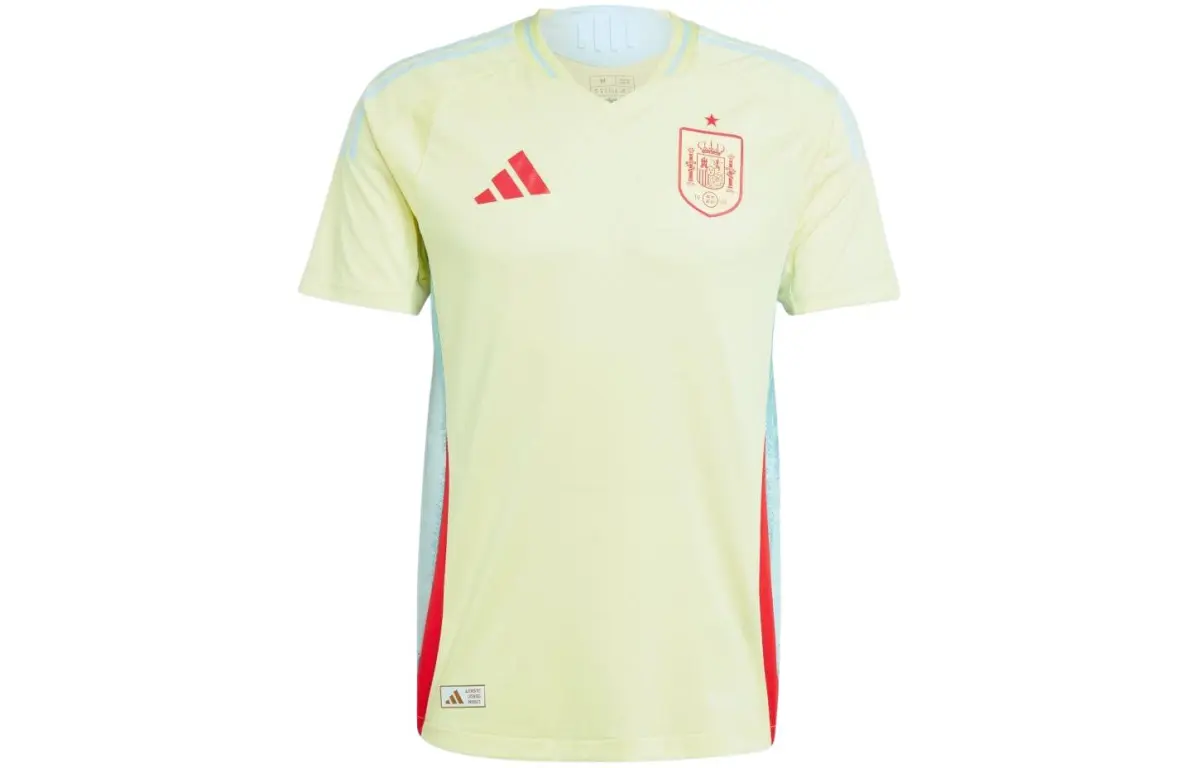 Adidas Spain National Team Soccer Jersey Player Edition Men's Light Green