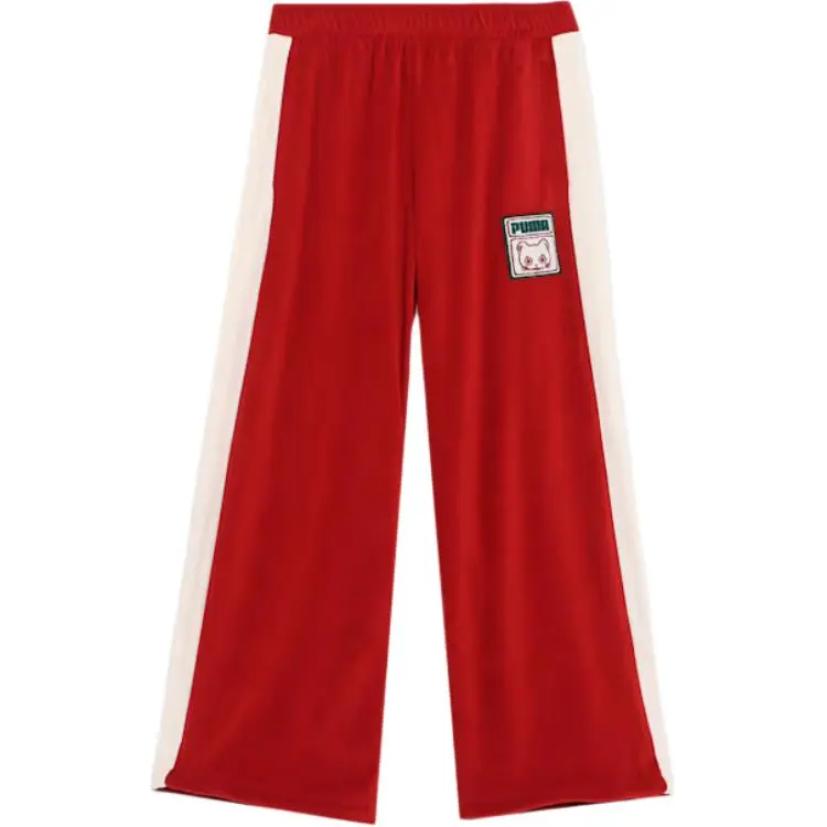 PUMA T7NEKO San FW24 Casual Pants Unisex Dark Red