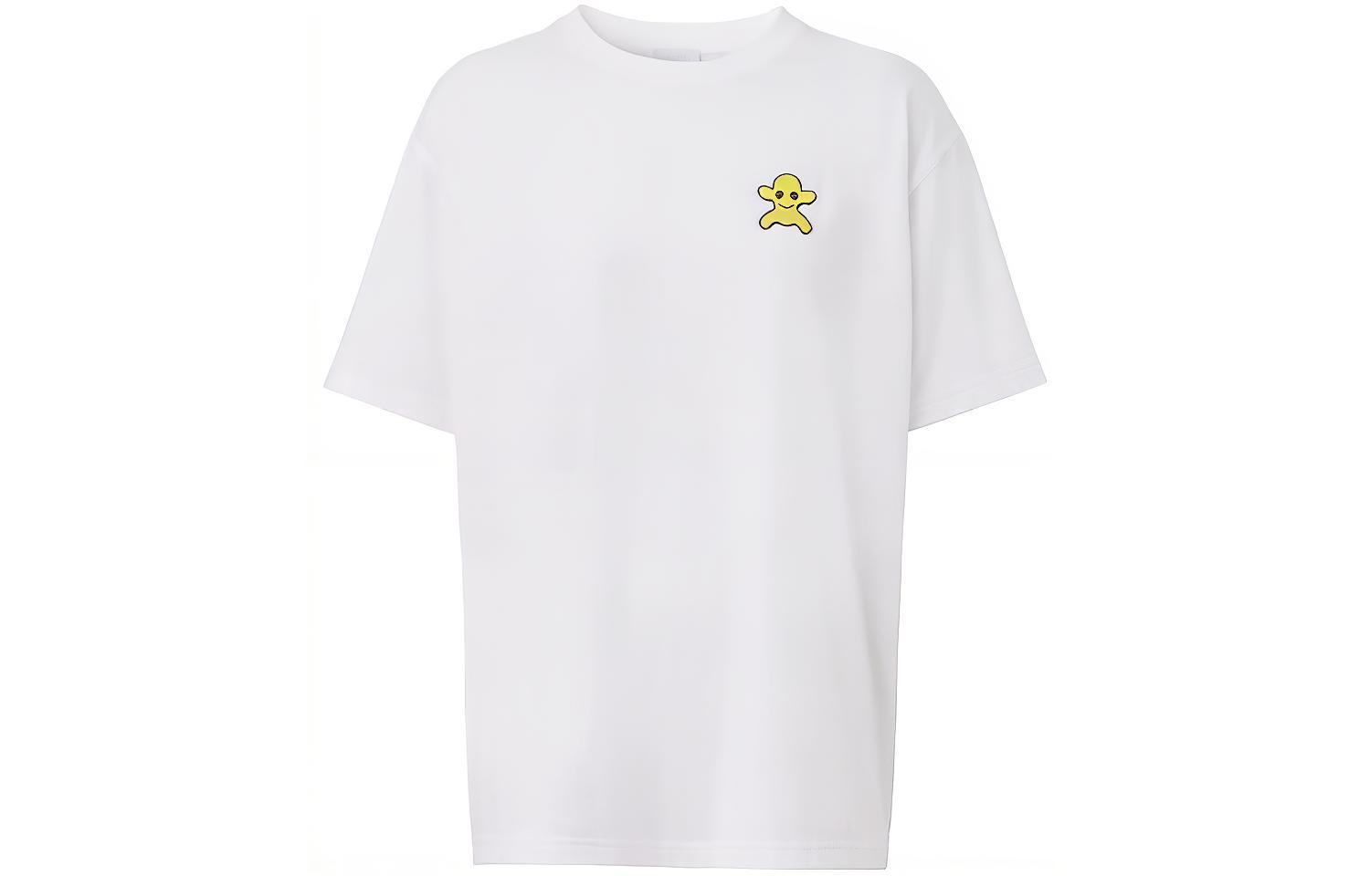 Burberry Drop Shoulder Sleeve T Shirt Women's White