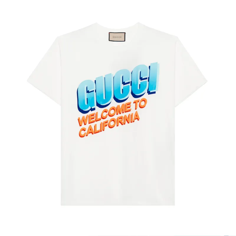 GUCCI Welcome To California T shirt White