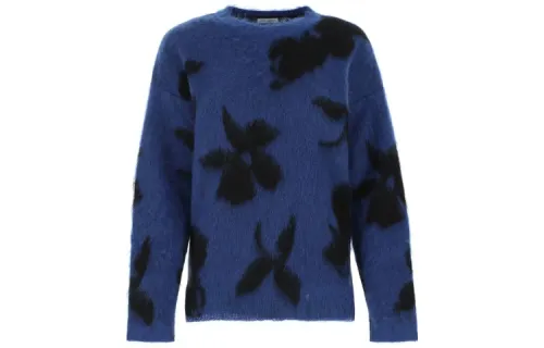 SAINT LAURENT SS21 Sweater Women's Blue