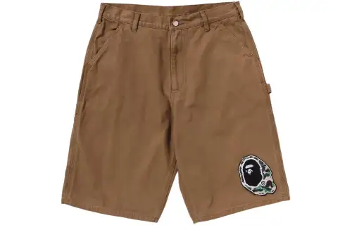 A BATHING APE Casual Shorts Men's Light Umber