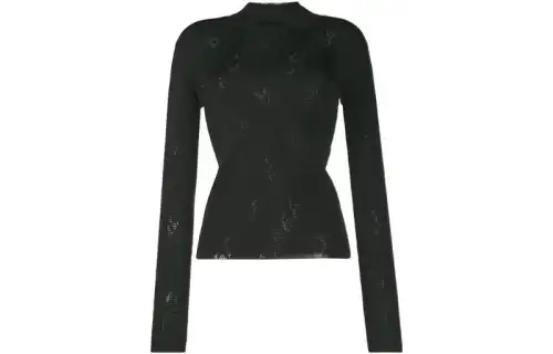 Balenciaga Sweater, Regular Fit Women's Black