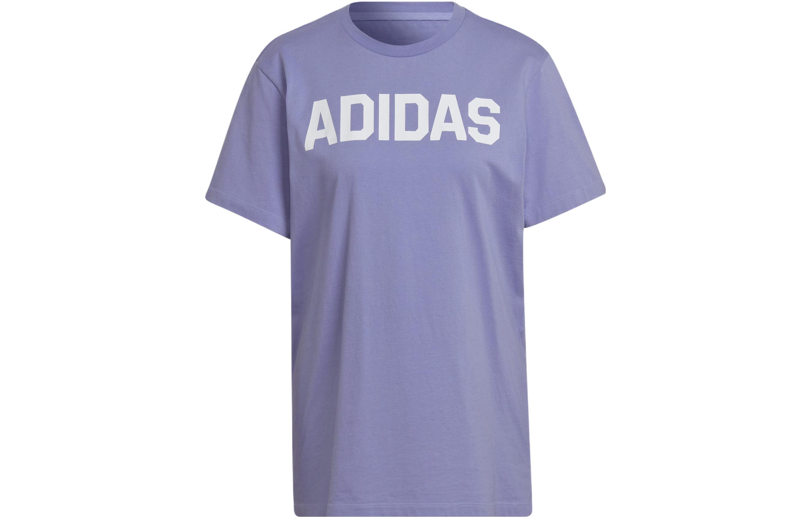 Женская футболка adidas originals LogoT (фиолетовая)