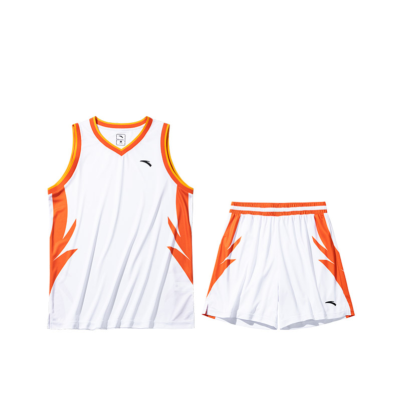Basketball breathable equipment, quick dry vest sleevless, shorts, set, V-neckline, loose fit, men's style