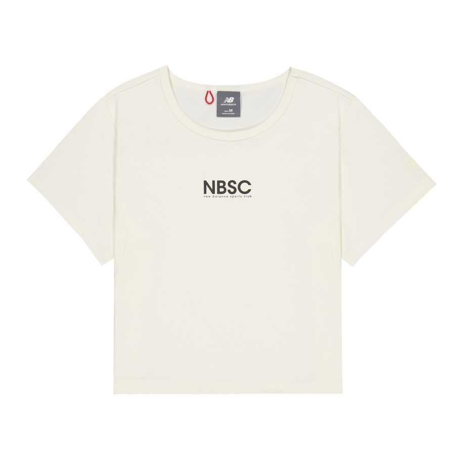 Женская футболка New Balance Сasual T-shirt (слоновая кость)