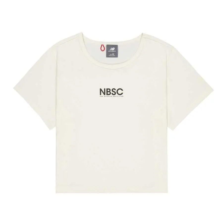 New Balance Regular T Shirt Women's Ivory White