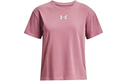 Under Armour Crest T Shirt Women's Pink