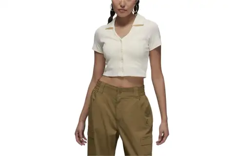 Jordan Set in Sleeve T Shirt Women's Canvas