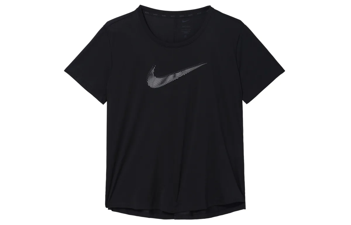Nike Dri-FIT Swoosh Women's Short-Sleeve Running Top Black