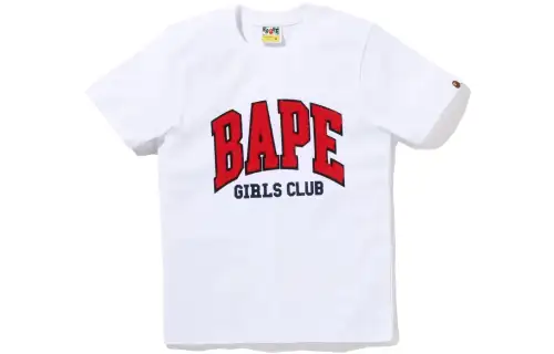 A BATHING APE Bape T Shirts Women's Crew Neck Moderate Straight Fit
