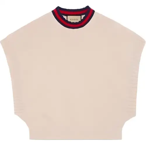 GUCCI Sweaters Women's Ivory White Crew Neck Moderate Other