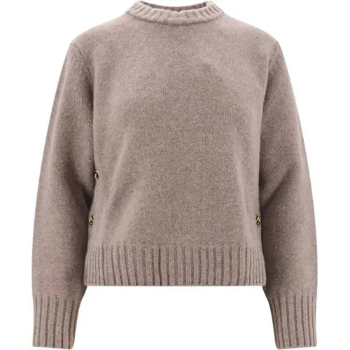 Bottega Veneta Knot Button Regular Fit Jumper