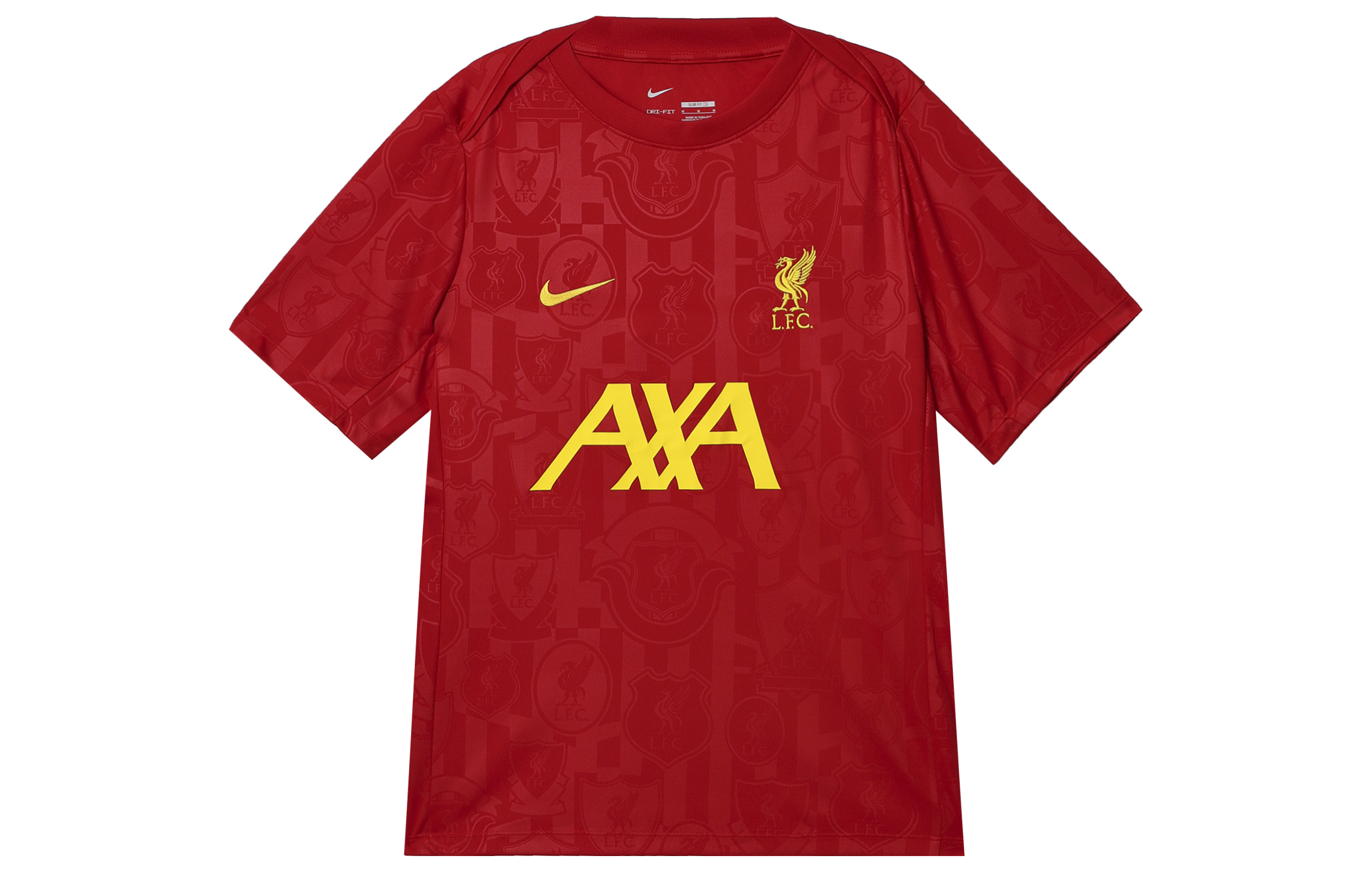 Nike SS24 Dri-FIT series Liverpool Football Club Brand small logo embroidered comfortable short-sleeved sports football jersey men's retro gym red