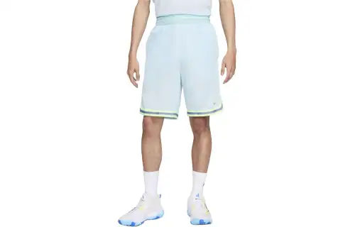 Nike Air Force 2 SS24 DNA Dri FIT Basketball Shorts Men's Glacier Blue/Light Yellow Green/Bright Orange