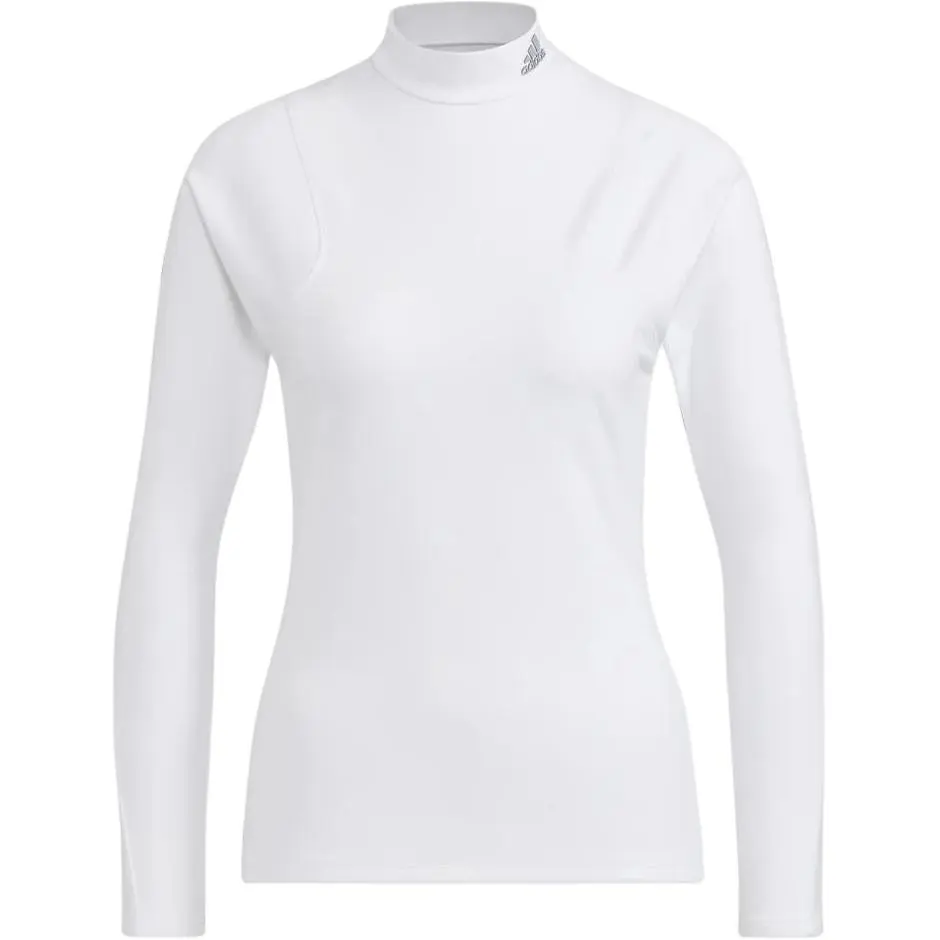 Adidas T-Shirts Women's White Half-Turtleneck Moderate Other