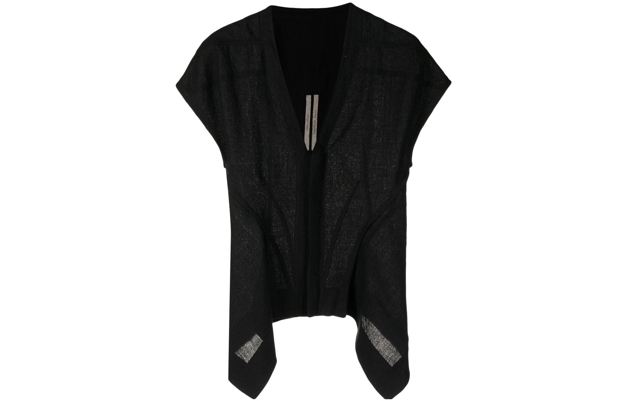 Rick Owens Naska V-neck vest
