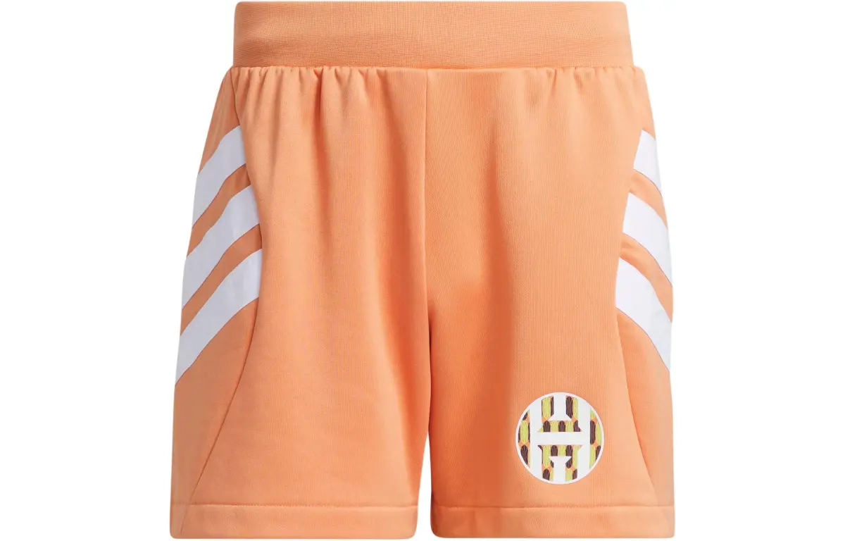 Adidas SS24 Harden Graphic Shorts Basketball Shorts Men's Light Khaki Brown