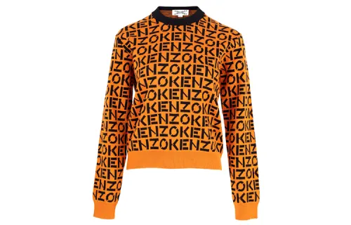 KENZO SS21 Loose Fit Sweater Women's Orange