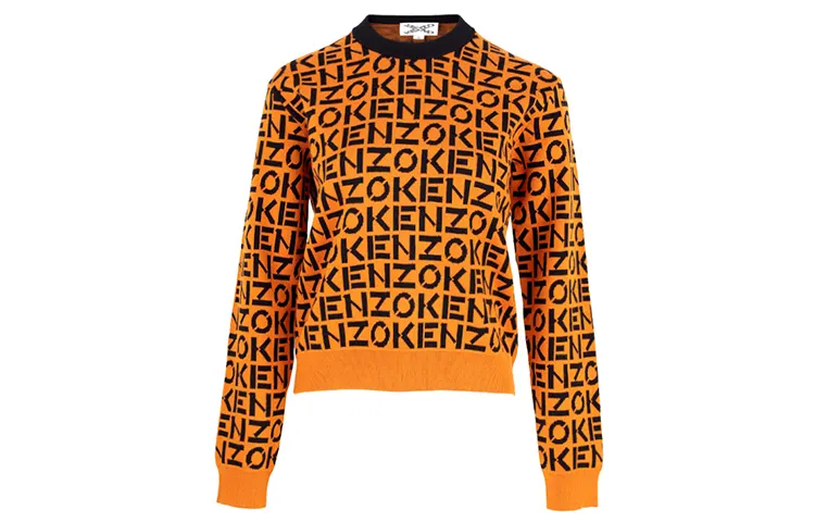 KENZO SS21 Loose Fit Sweater Women's Orange