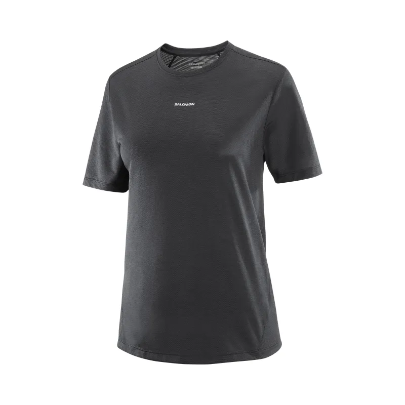 SALOMON Regular Sleeve T Shirt Women's Pitch Black