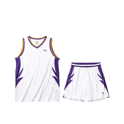 Anta Basketball Suit Men's Pure White