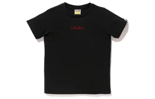 A BATHING APE T Shirts Women's Crew Neck Moderate Straight Fit