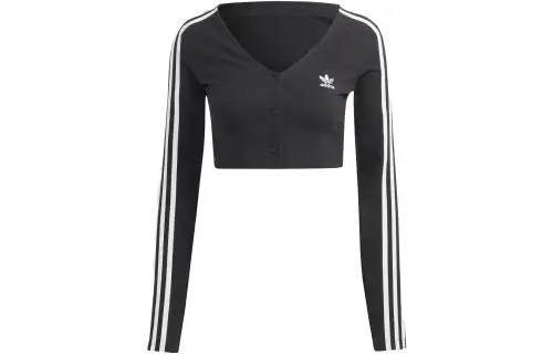 Adidas Originals Logo Embroidered Cropped Top