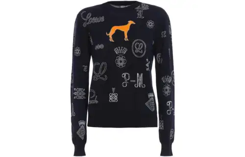 LOEWE SS23 Sweater Women's Dark Blue